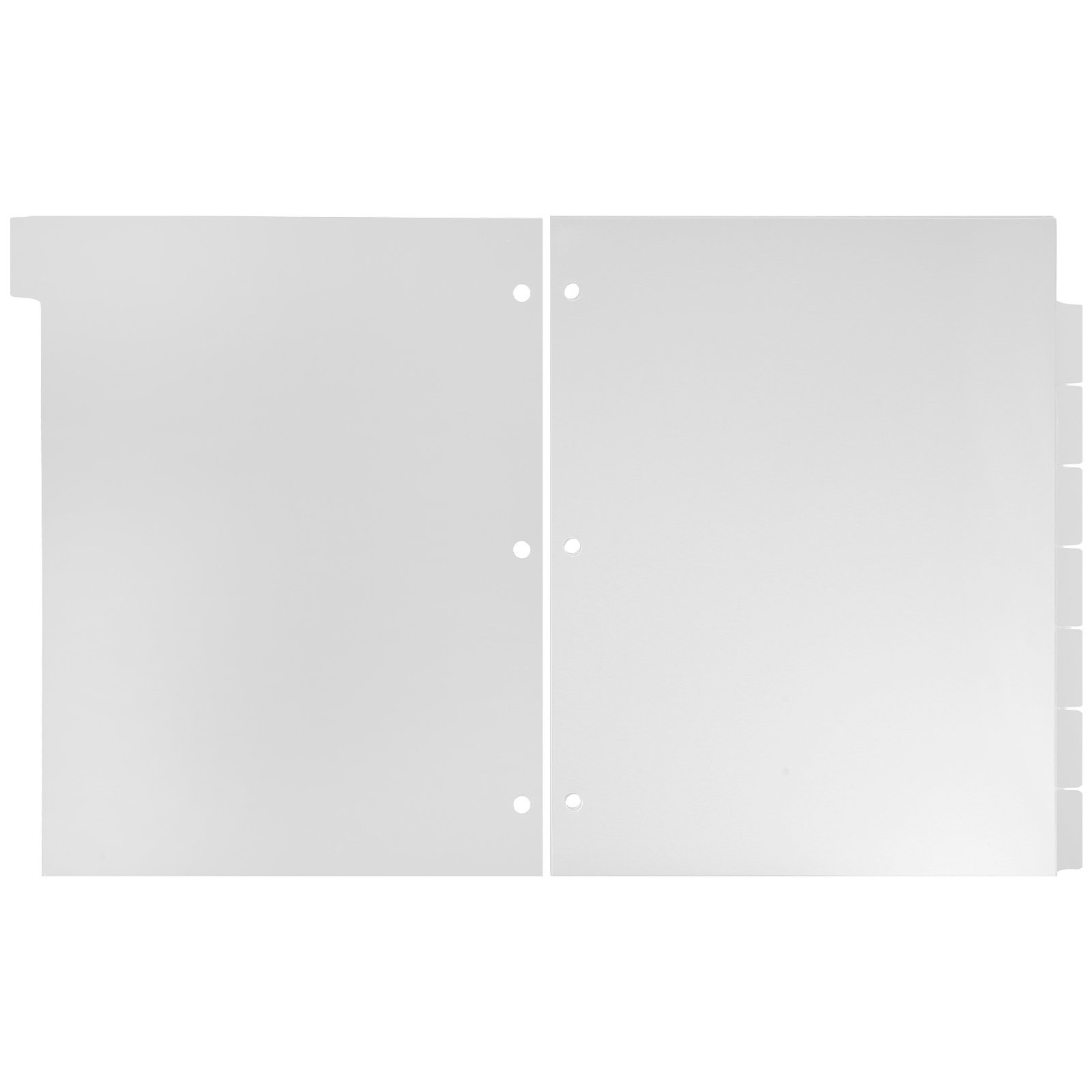 Tab Divider A4 - 8 Sheets Tabbed Divider Pages Index