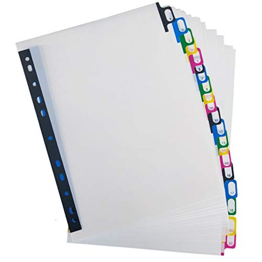 A4 Plastic Binder Index Tab Di - Tab Divider A4 recensione e prezzo