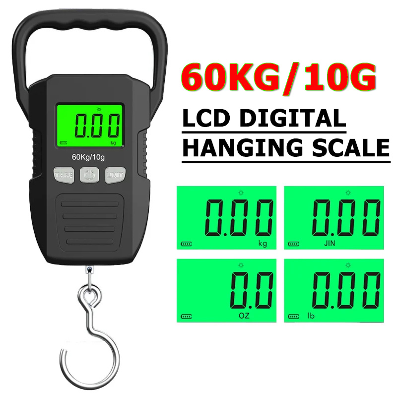 60kg/10g LCD Digital Hanging S - Tape Dispenser Weighted recensione e prezzo