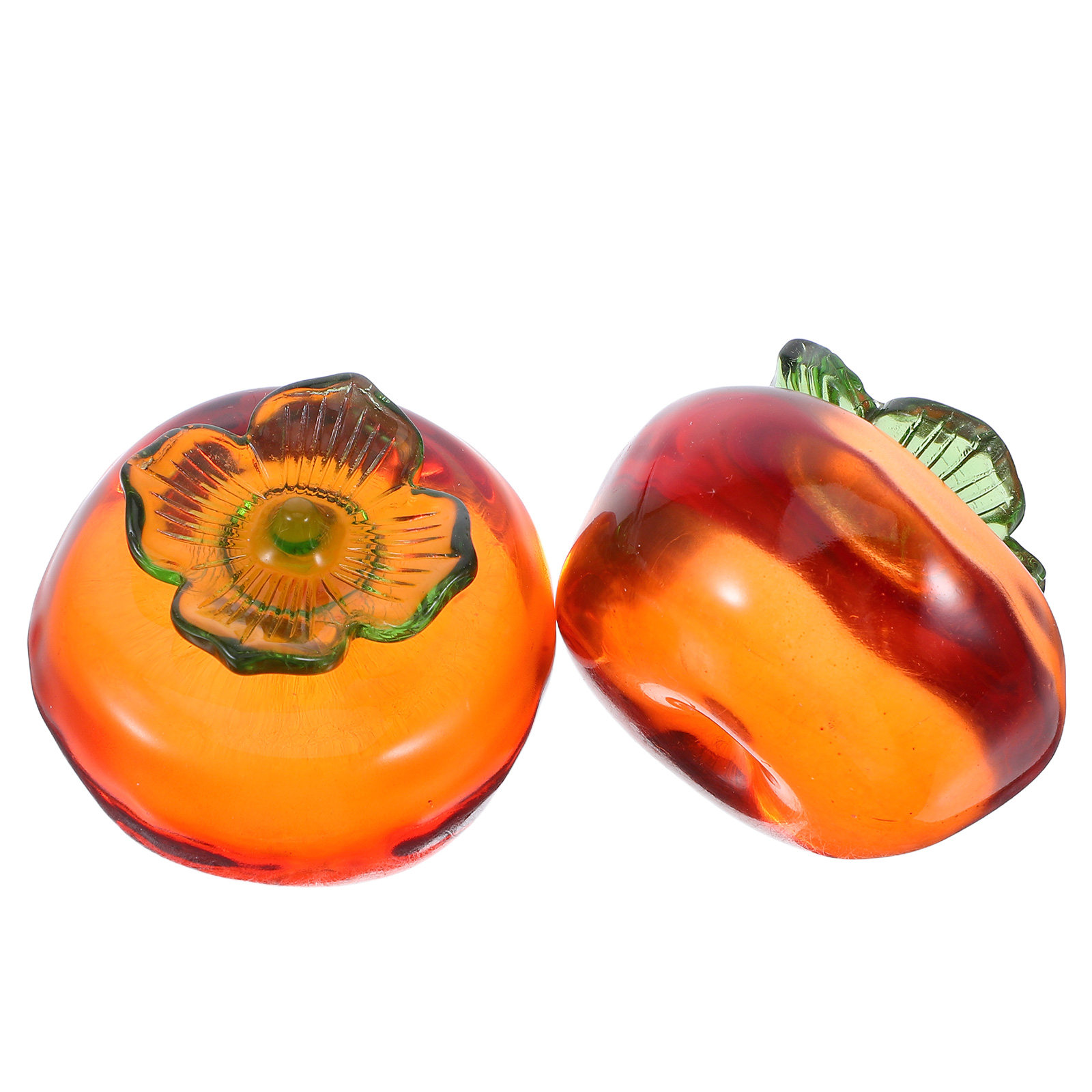 2Pcs Heavy Crystal Persimmon P - Paper Weight Crystal recensione e prezzo