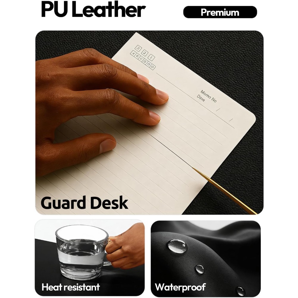 Large PU Leather Desk Pad Prot - Leather Desk Pad recensione e prezzo