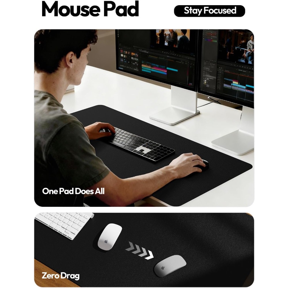 Large PU Leather Desk Pad Prot - Leather Desk Pad recensione e prezzo