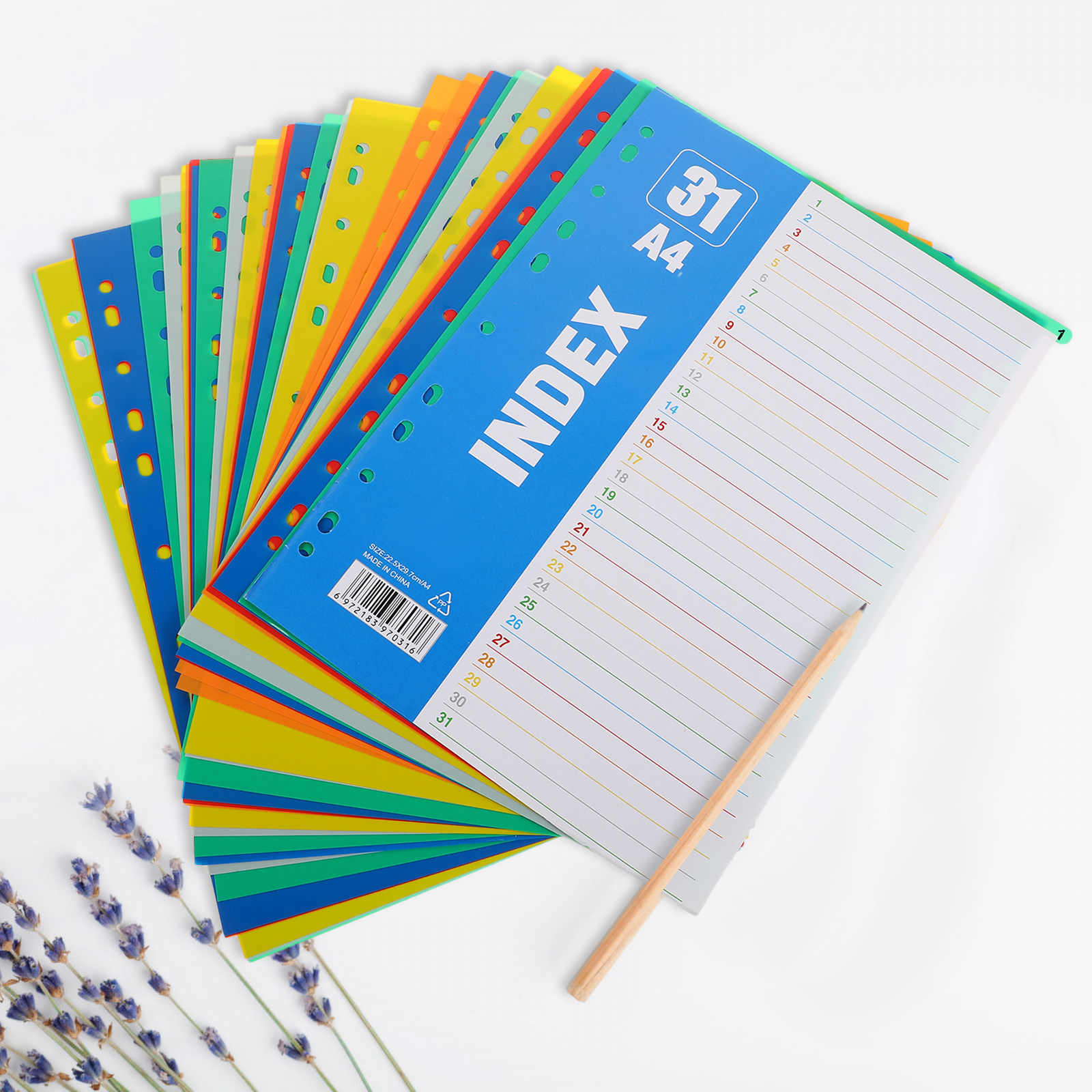1Set Dividers A4 11-Hole PP St - Tab Divider A4 recensione e prezzo