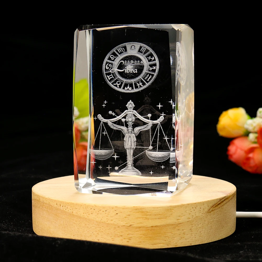 80mm Laser Engraving 3D Zodiac - Paper Weight Crystal recensione e prezzo