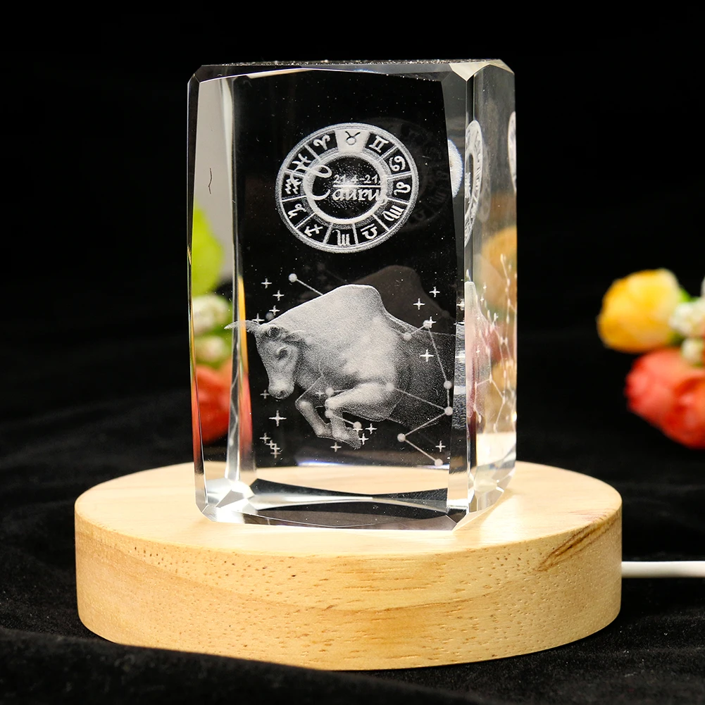 80mm Laser Engraving 3D Zodiac - Paper Weight Crystal recensione e prezzo
