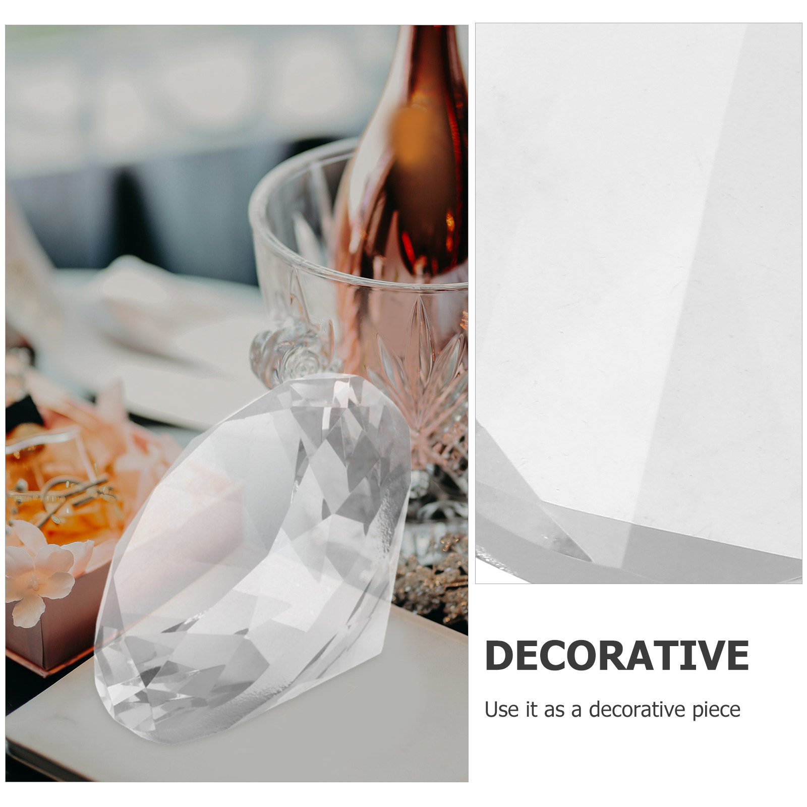Giant Clear Acrylic Decorative - Paper Weight Crystal recensione e prezzo