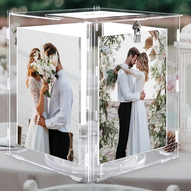 Acrylic Wedding Card Box With  - Card Index Box recensione e prezzo