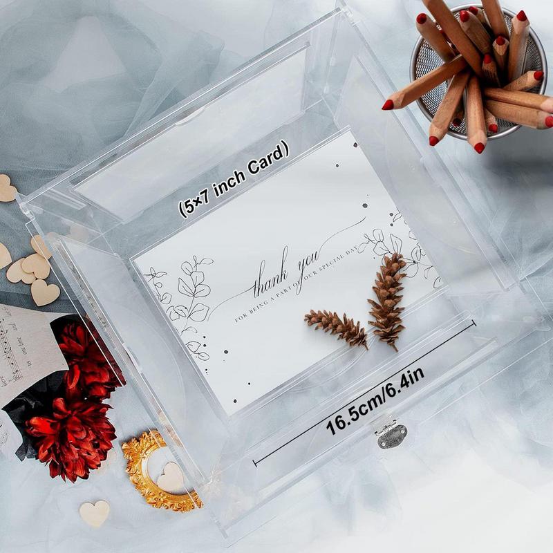 Acrylic Wedding Card Box With  - Card Index Box recensione e prezzo