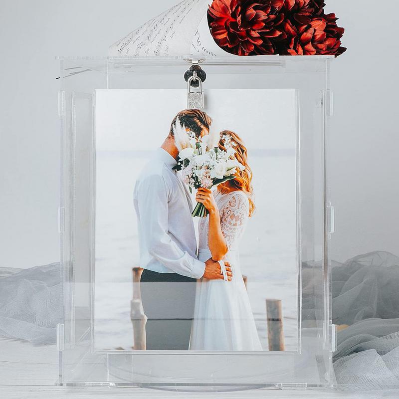 Acrylic Wedding Card Box With  - Card Index Box recensione e prezzo