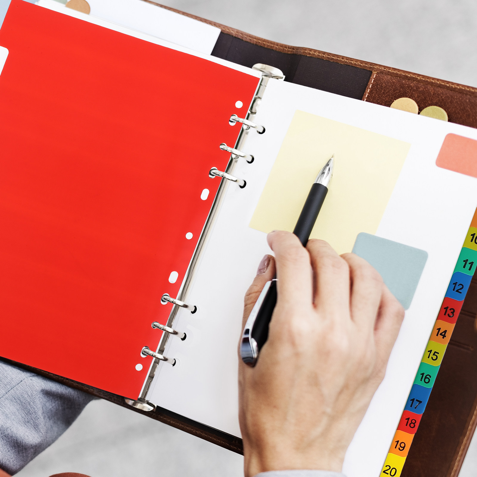 20 Pages Colorful Plastic Tab  - Tab Divider A4 recensione e prezzo