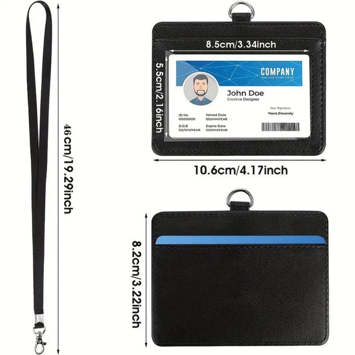 1 pc Horizontal ID badge holde - Index Card Holder recensione e prezzo