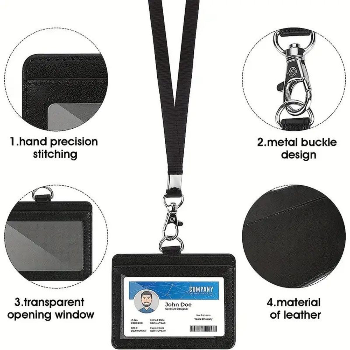 1 pc Horizontal ID badge holde - Index Card Holder recensione e prezzo