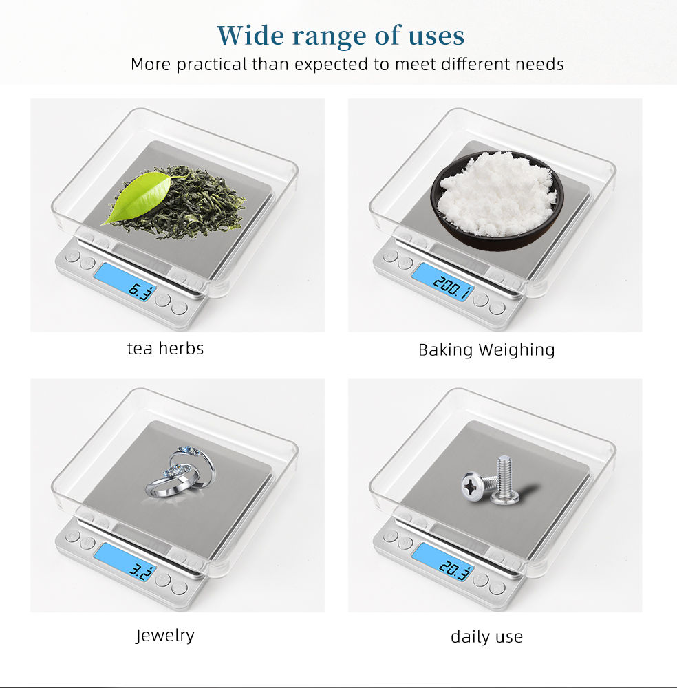 3000g 0.1g Electronic Scale LC - Tape Dispenser Weighted recensione e prezzo