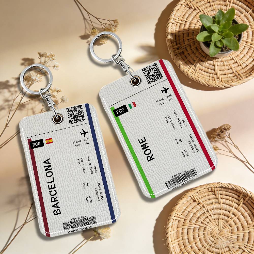 Boarding Pass Plane Ticket Lea - Card Index Box recensione e prezzo