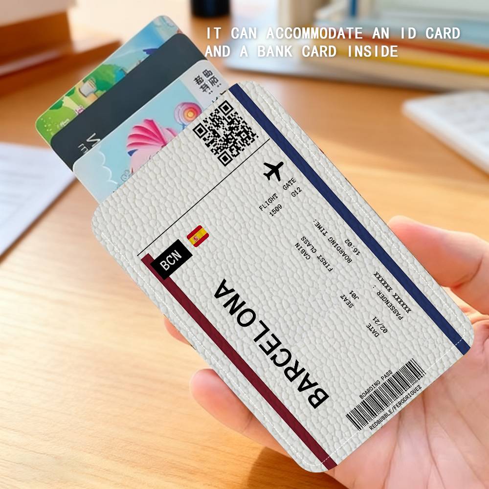 Boarding Pass Plane Ticket Lea - Card Index Box recensione e prezzo