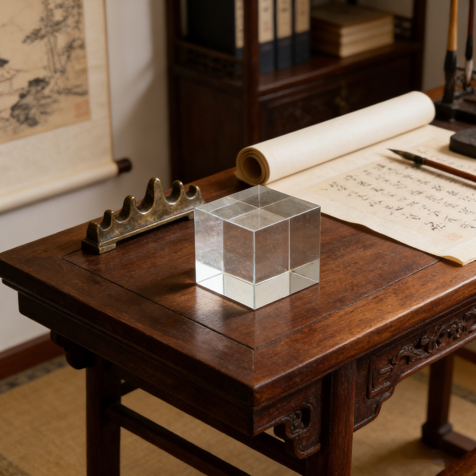 Square Crystal Paperweight Cle - Book Weight Glass recensione e prezzo