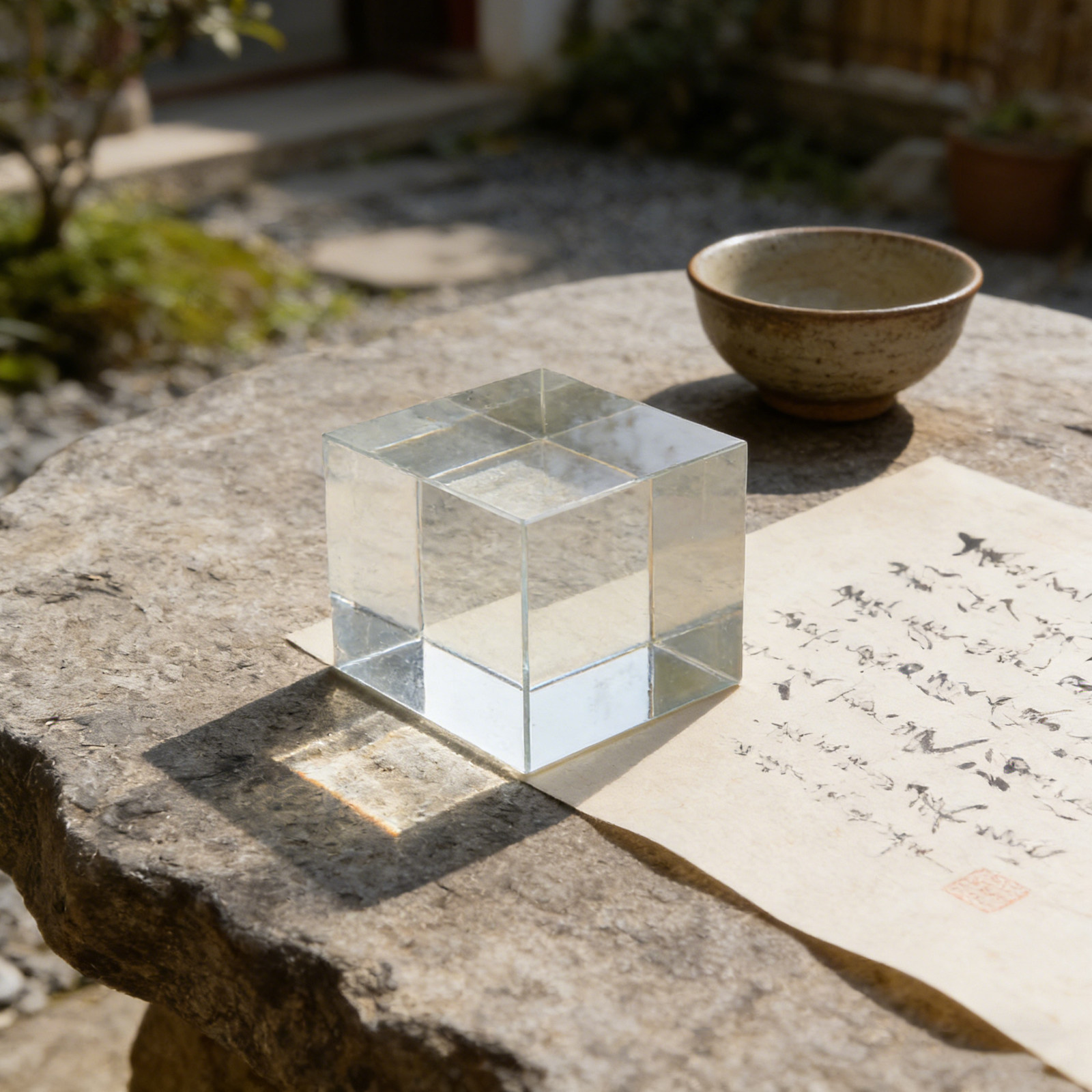 Square Crystal Paperweight Cle - Book Weight Glass recensione e prezzo