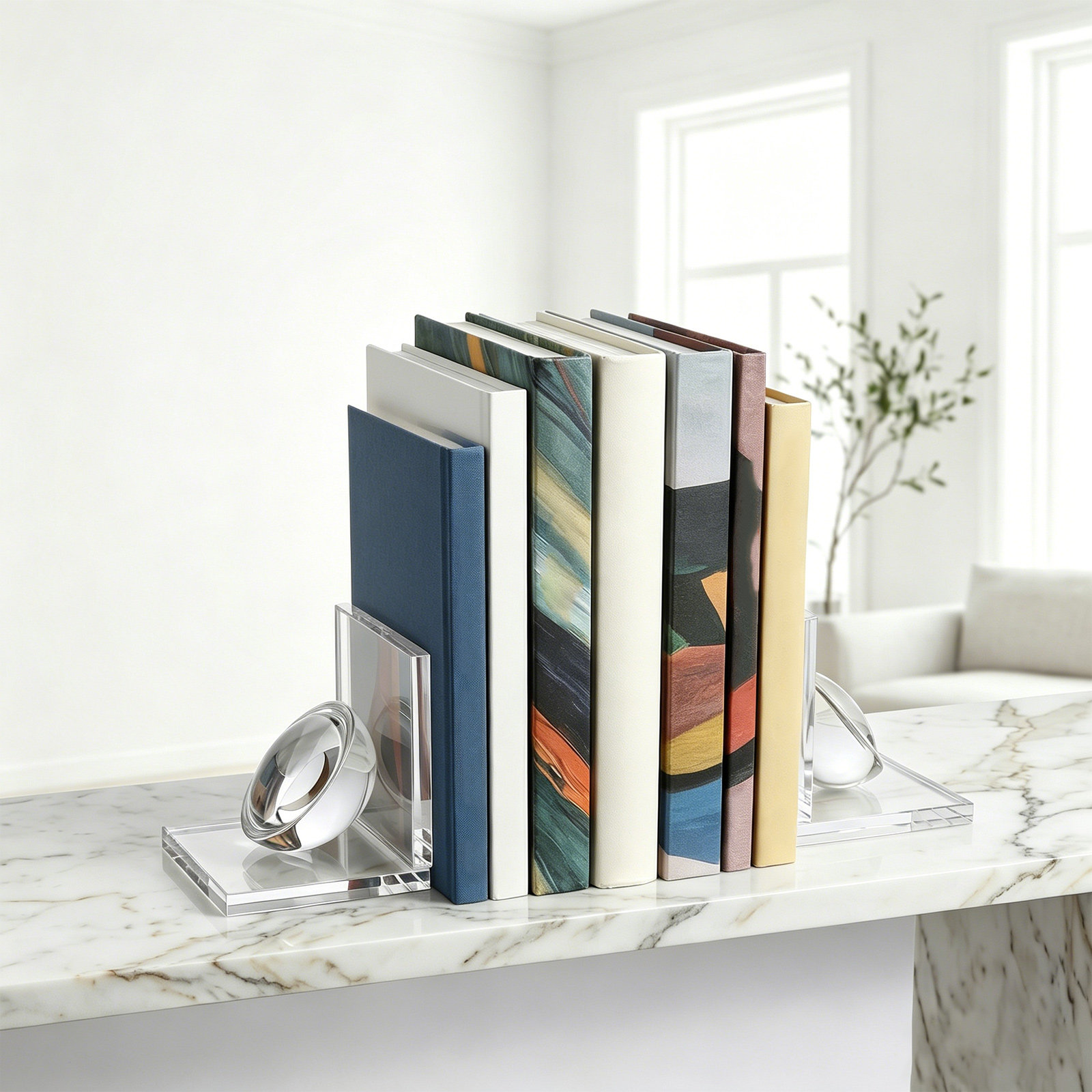 Weighted Crystal Bookend Pair  - Book Weight Glass recensione e prezzo