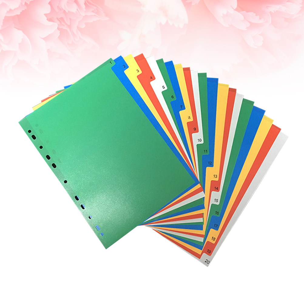 40Pcs Index Page Dividers Colo - Tab Divider A4 recensione e prezzo