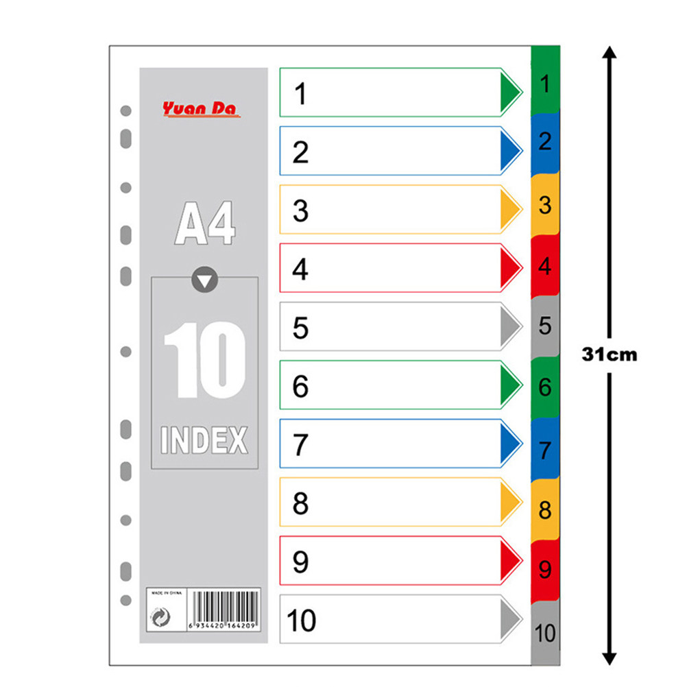 40Pcs Index Page Dividers Colo - Tab Divider A4 recensione e prezzo