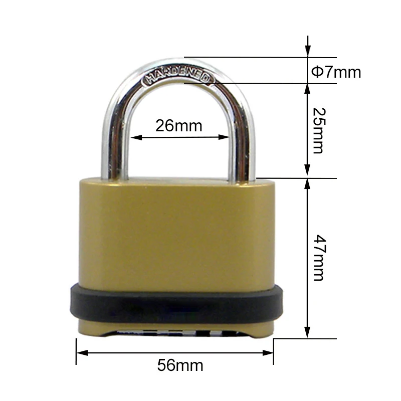 Outdoor Lock No Key 4 Digit Co - Letter Opener Brass recensione e prezzo