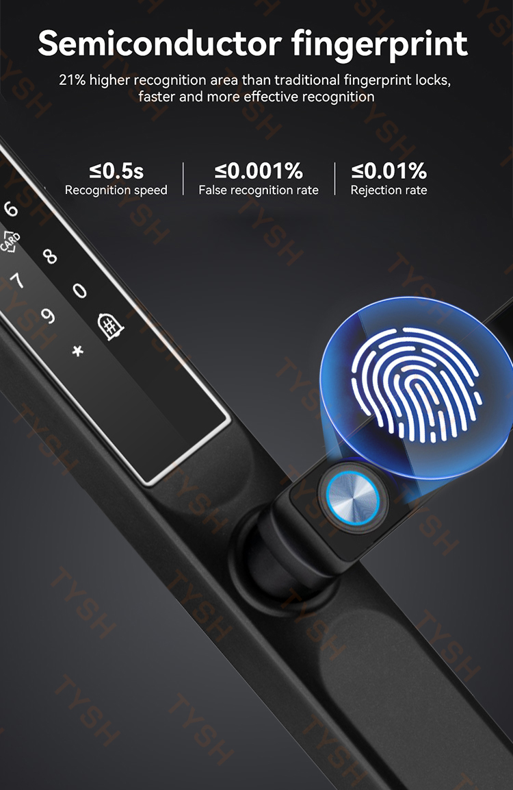 Tuya App Fingerprint Door Lock - Letter Opener Brass recensione e prezzo