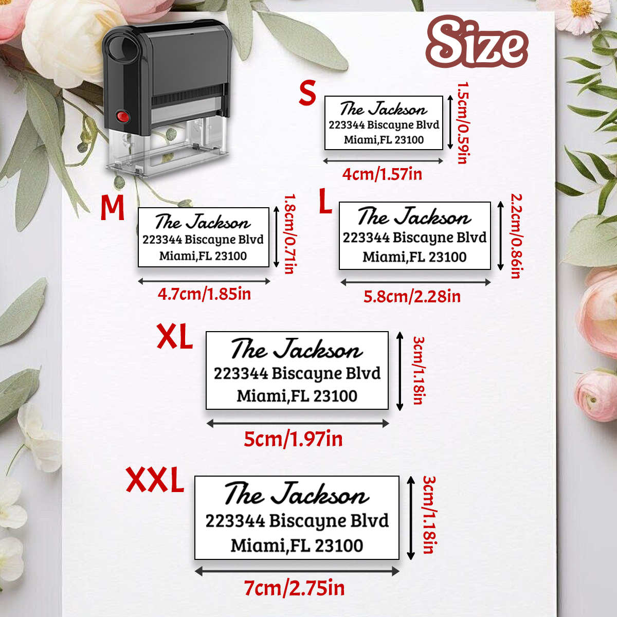 Custom Address Stamp, Return A - Rubber Date Stamp recensione e prezzo