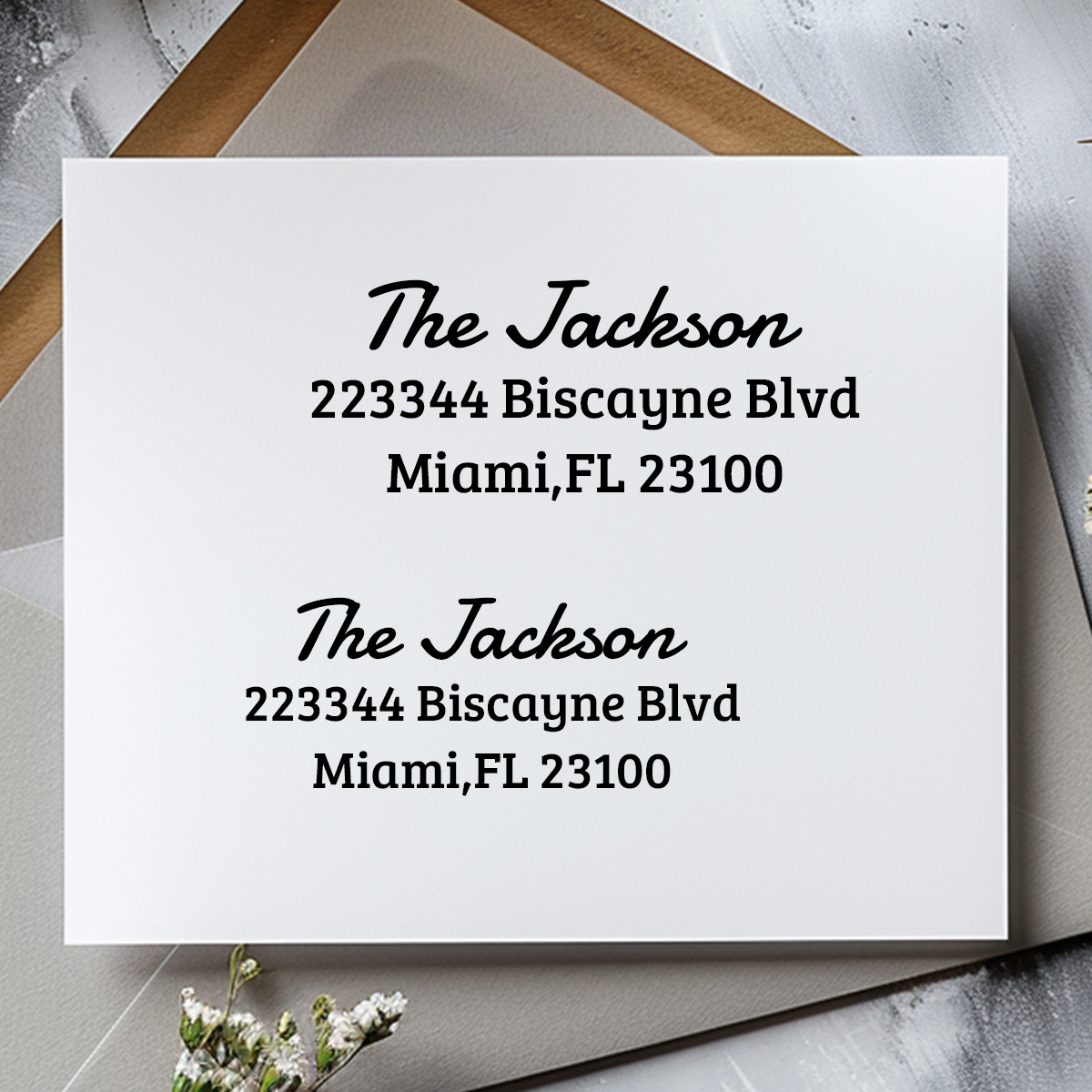Custom Address Stamp, Return A - Rubber Date Stamp recensione e prezzo