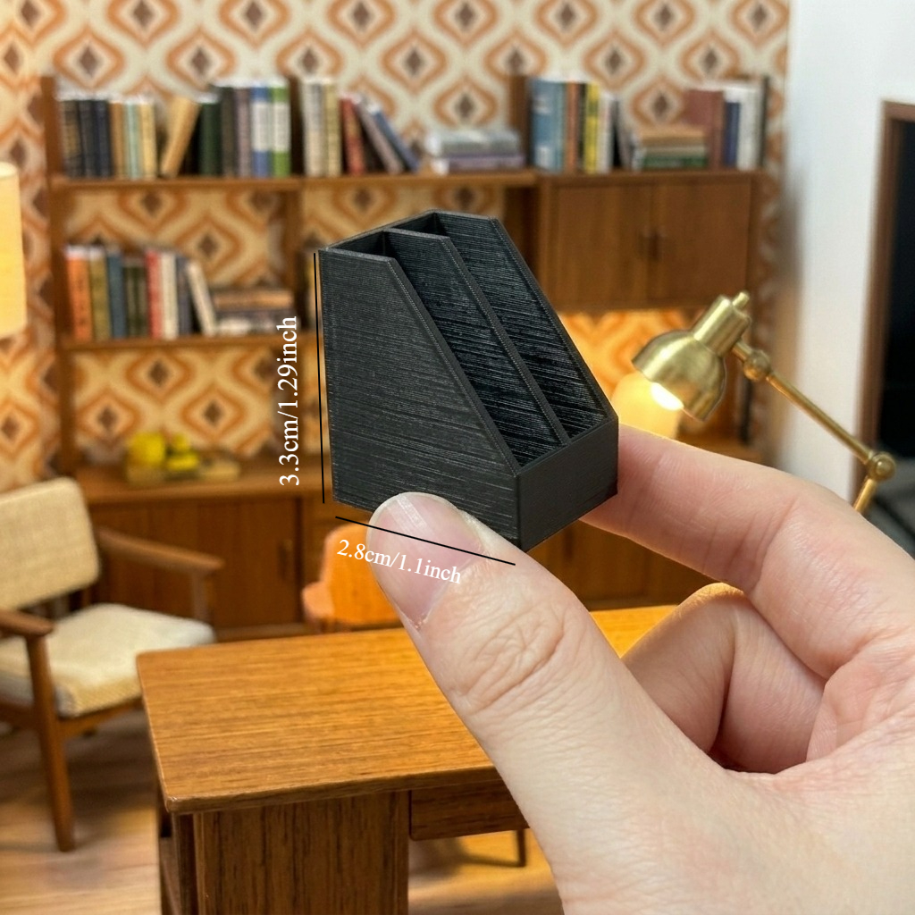 2pcs Miniature Double Slot Fil - Magazine Holder Rack recensione e prezzo