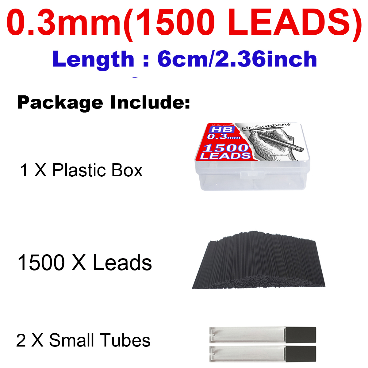 1500-Pack 0.3mm HB Automatic P - Mechanical Pencil 0.3 recensione e prezzo