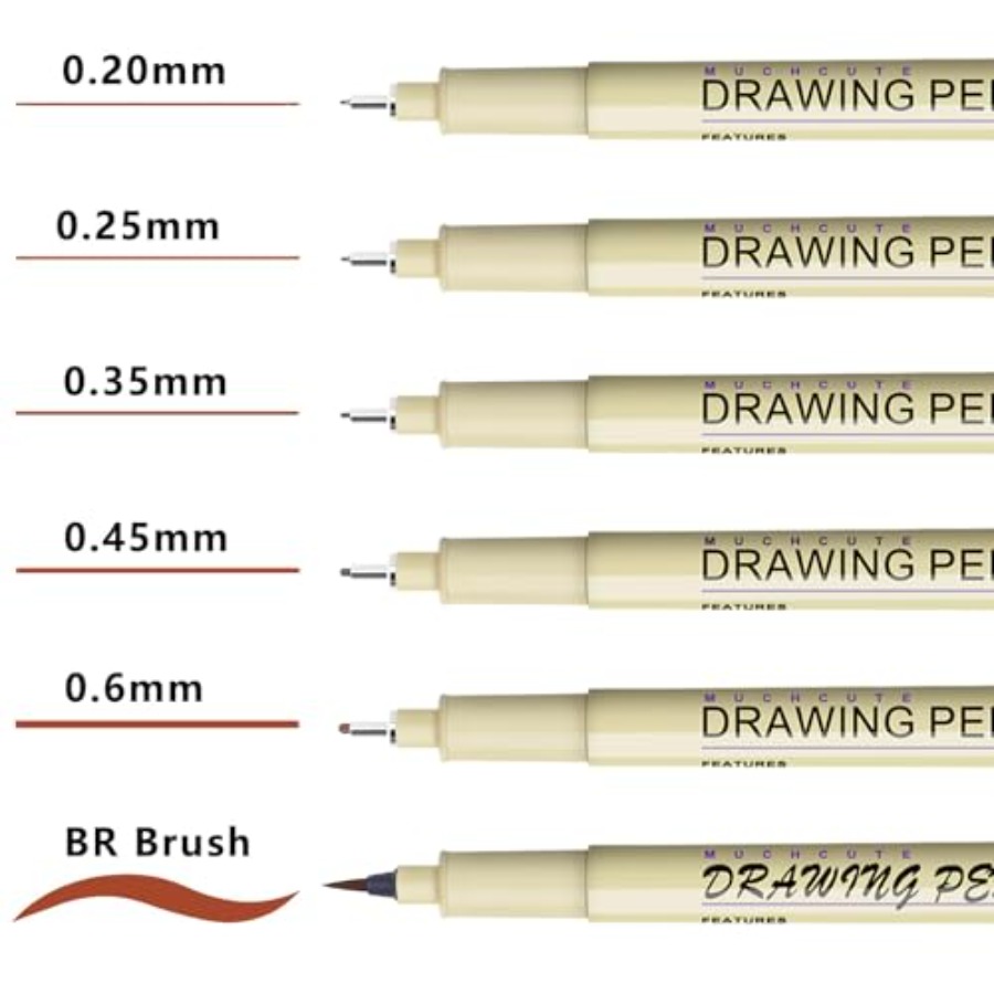 Muchcute Micro liner Drawing A - Archive Box Set recensione e prezzo