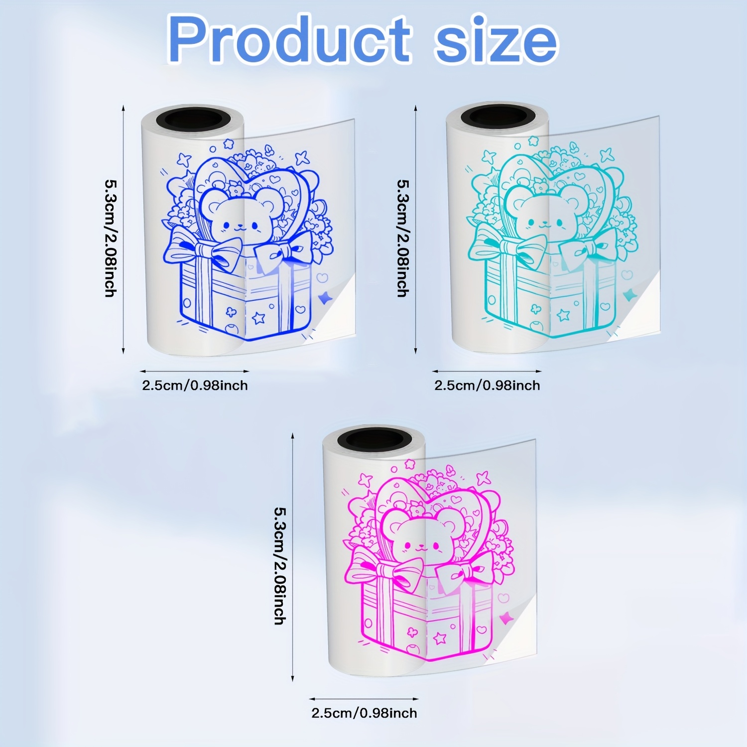 M02 Transparent Colorful Therm - Ink Blotter Paper recensione e prezzo