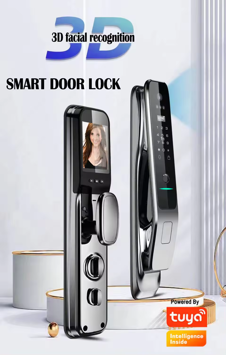 Tuya Wifi Smart Door Lock with - Letter Opener Brass recensione e prezzo