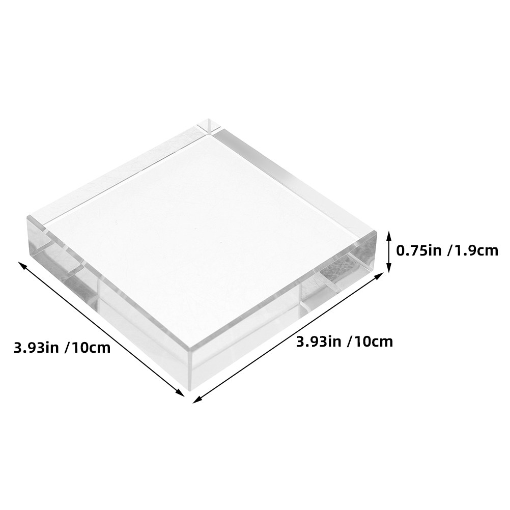 Clear Glass Crystal Square Pap - Paper Weight Crystal recensione e prezzo