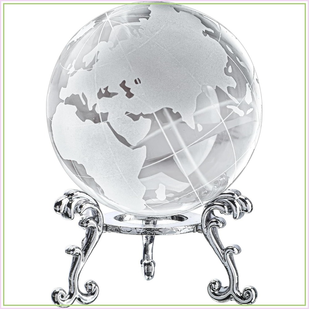 60mm Crystal Earth Globe Paper - Paper Weight Crystal recensione e prezzo