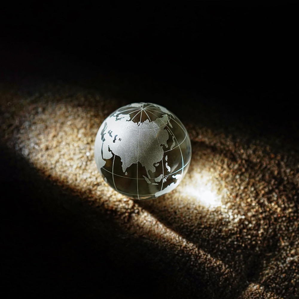 60mm Crystal Earth Globe Paper - Paper Weight Crystal recensione e prezzo