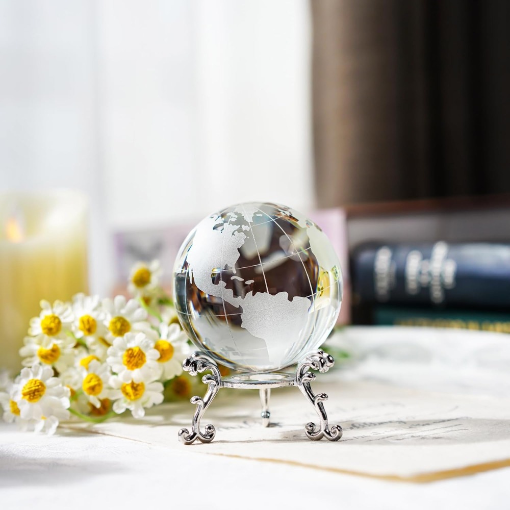60mm Crystal Earth Globe Paper - Paper Weight Crystal recensione e prezzo