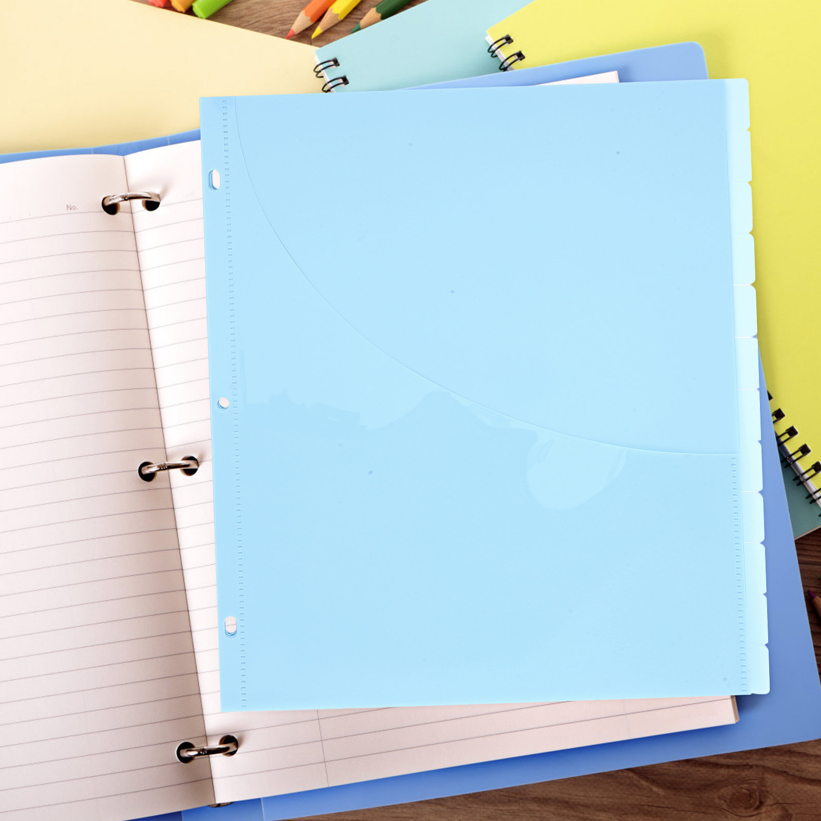12Pcs Binder Dividers A4 Size  - Tab Divider A4 recensione e prezzo