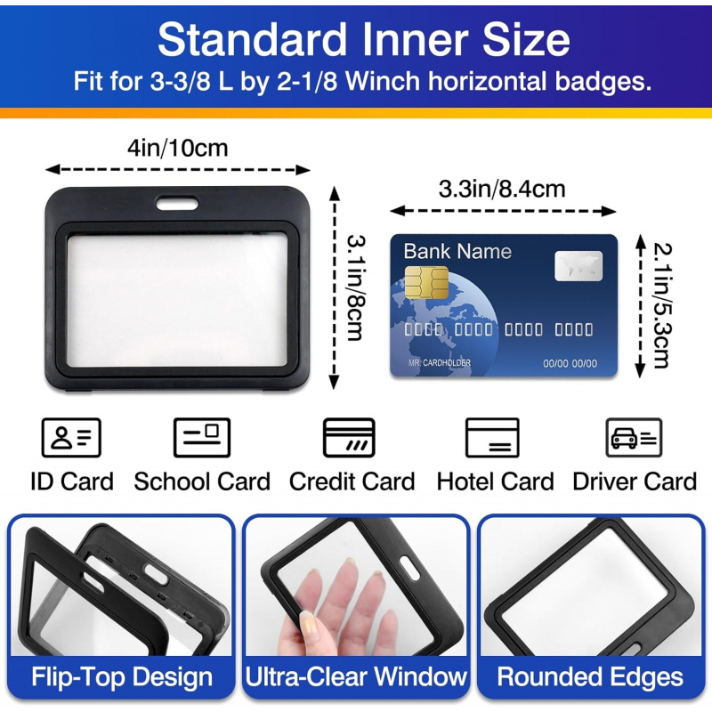 3-Pack Horizontal Hard Plastic - Index Card Holder recensione e prezzo