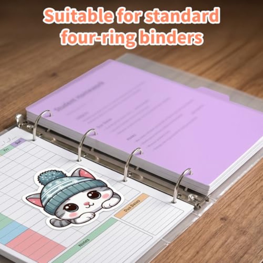 4-Pack Binder Dividers with Ta - Tab Divider A4 recensione e prezzo