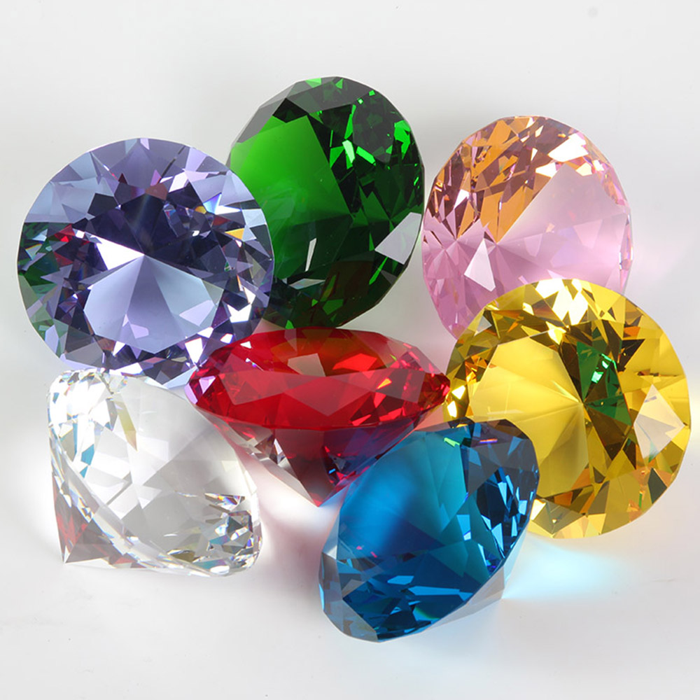 10 Colors Crystal Diamond Shap - Paper Weight Crystal recensione e prezzo