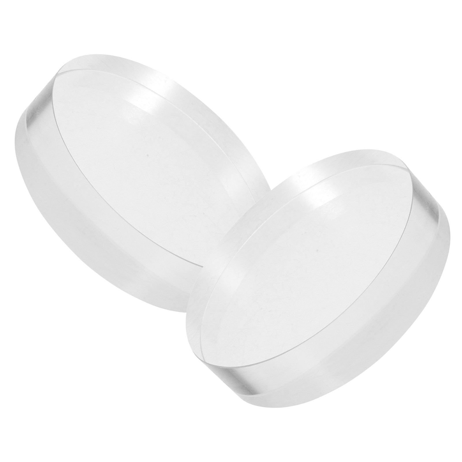 2Pcs Clear Round Crystal Glass - Book Weight Glass recensione e prezzo