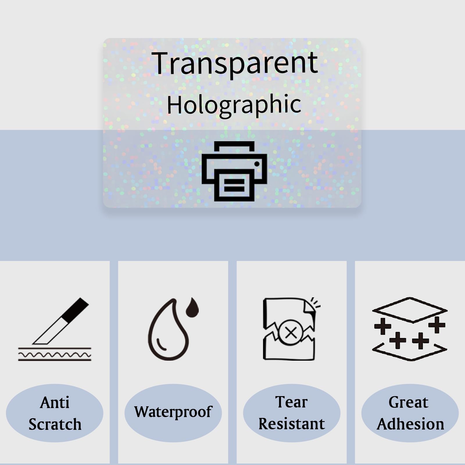 Clear Holographic Dot,Transpar - Ink Blotter Paper recensione e prezzo