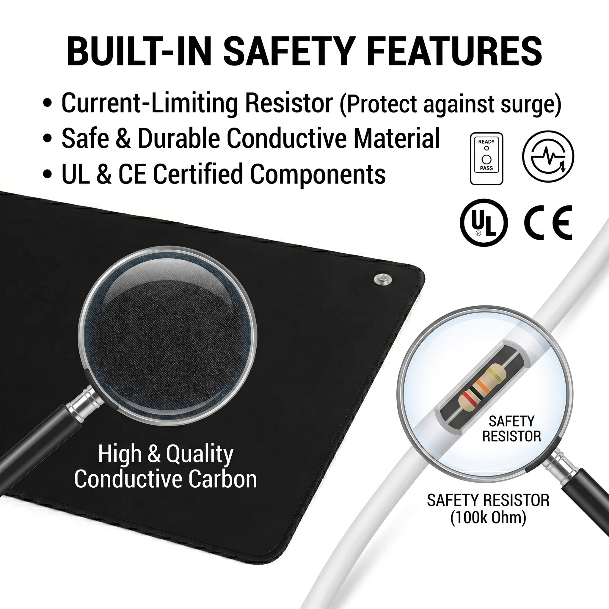 3mm PU Leather Grounding Mat E - Leather Desk Pad recensione e prezzo