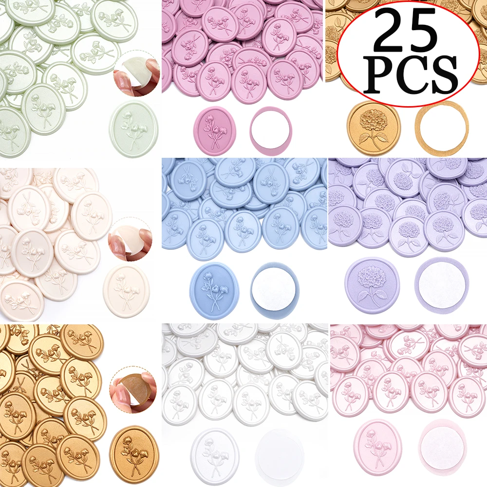 25pcs/set 3D Floral Wax Seal S - Wax Seal Stamp Set recensione e prezzo