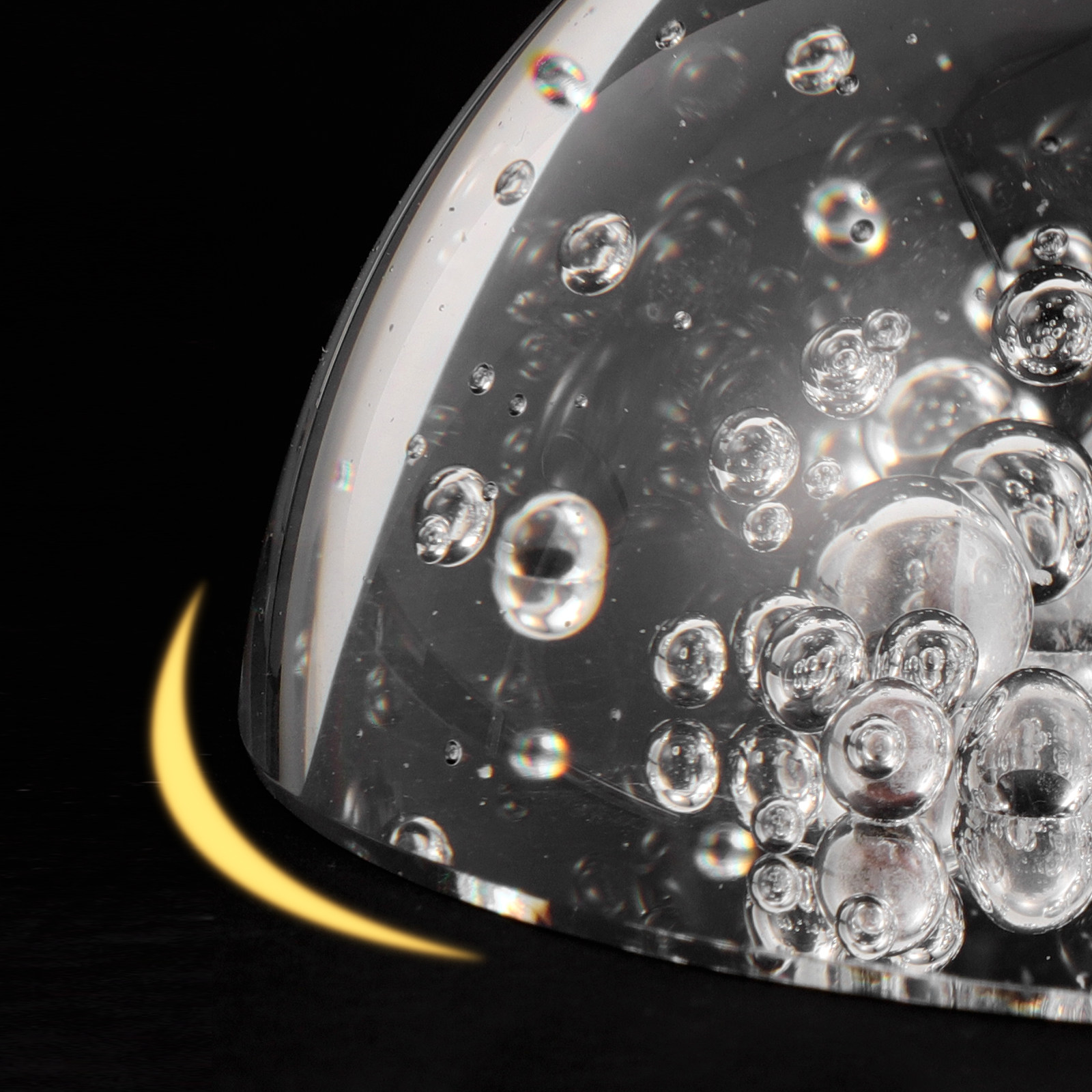 Half Crystal Ball Clear Decora - Paper Weight Crystal recensione e prezzo