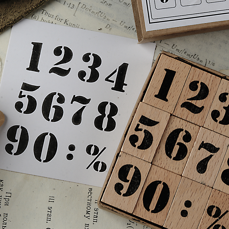 Arabic Numbers Day Month Calen - Rubber Date Stamp recensione e prezzo